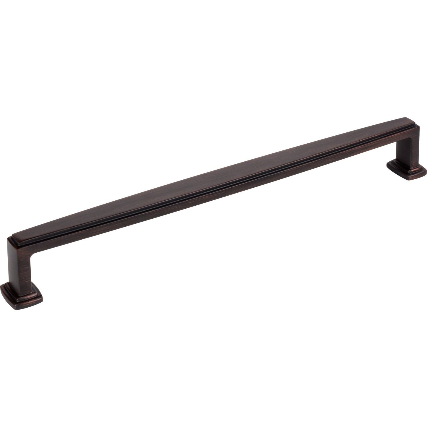 JEFFREY ALEXANDER 171-12DBAC Richard 12" Center-to-Center Appliance Pull - Brushed Oil Rubbed Bronze