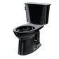 TOTO CST786CE#51 Drake Transitional Two-Piece Elongated 1.28 GPF TORNADO FLUSH Toilet , Ebony