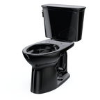 TOTO CST786CEF#51 Drake Transitional Two-Piece Elongated 1.28 Gpf Universal Height Tornado Flush Toilet - Ebony