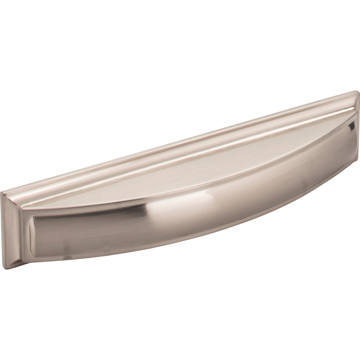 JEFFREY ALEXANDER 436-128SN Annadale 128 mm Center-to-Center Cup/Bin Pull - Satin Nickel