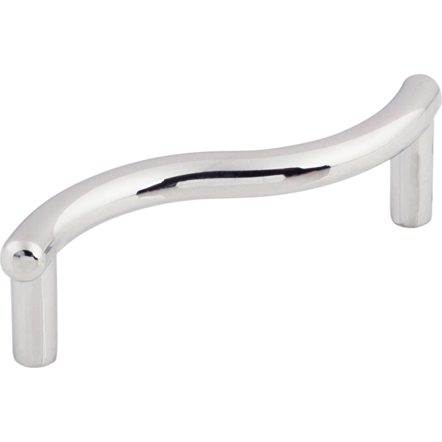 TOP KNOBS M1760 Spiral 3" Center to Center Bar Pull - Polished Chrome