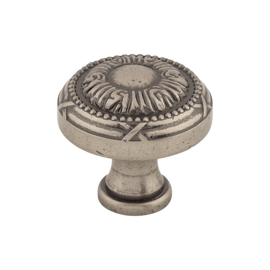 TOP KNOBS M959 Ribbon 1 1/4" Diameter Round Knob - Pewter Antique