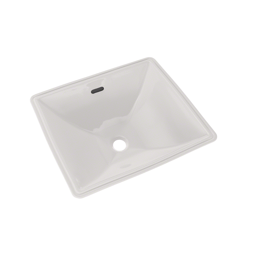 TOTO LT624G#11 Legato Rectangular Undermount Bathroom Sink With Cefiontect - Colonial White