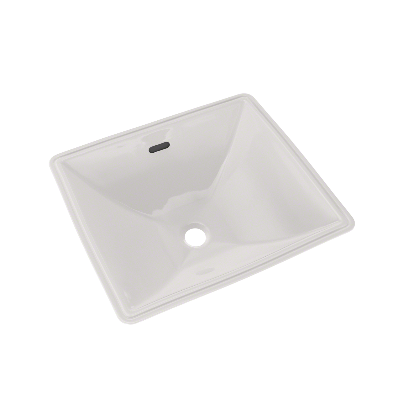 TOTO LT624G#11 Legato Rectangular Undermount Bathroom Sink With Cefiontect - Colonial White