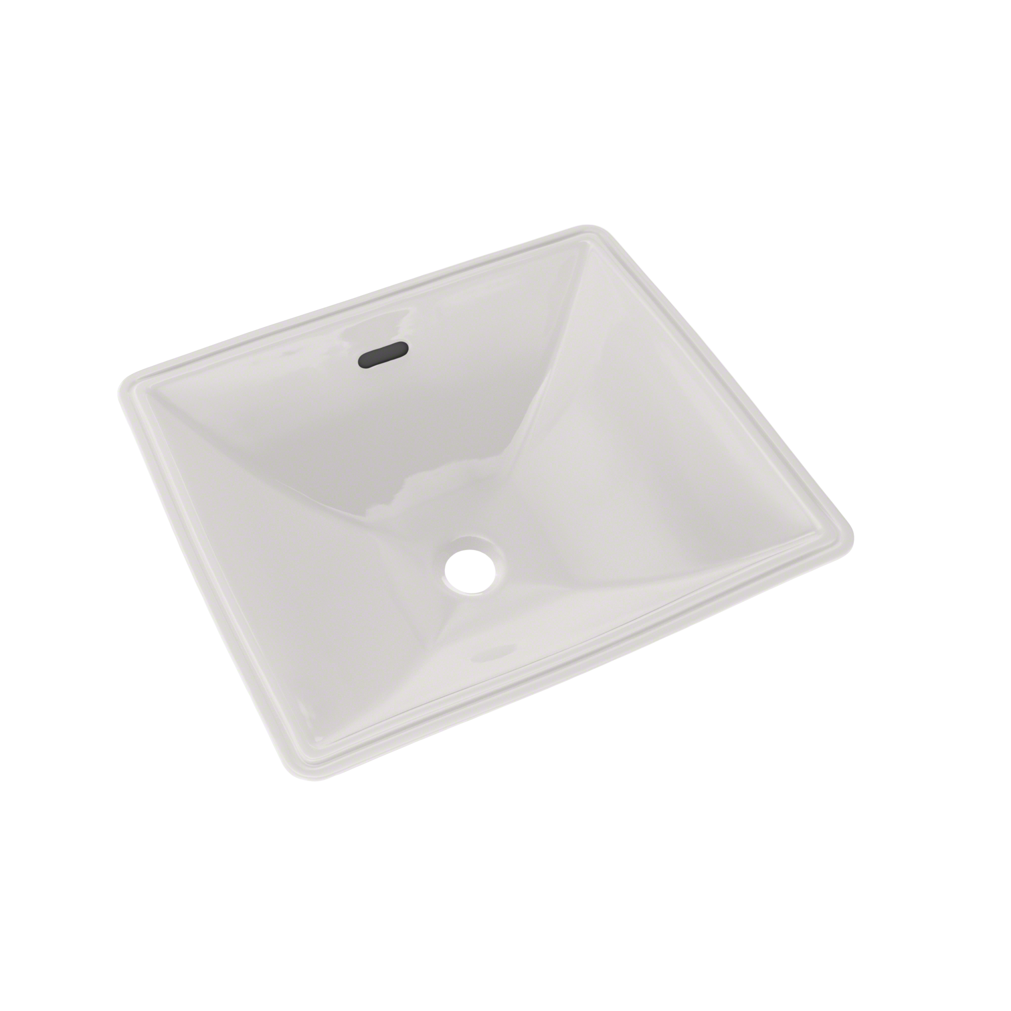 TOTO LT624G#11 Legato Rectangular Undermount Bathroom Sink With Cefiontect - Colonial White
