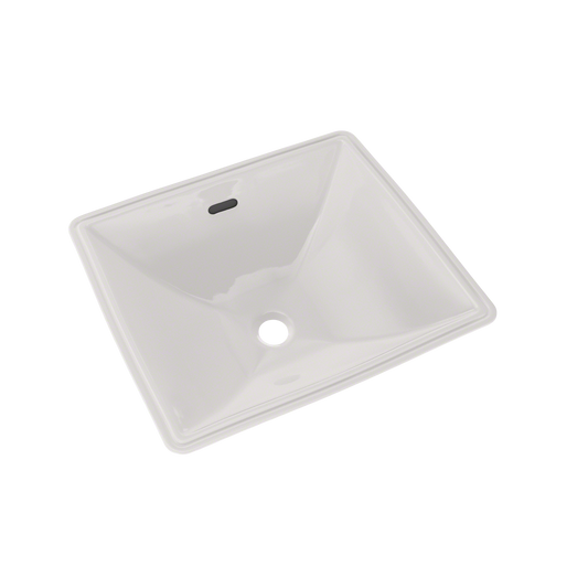 TOTO LT624G#11 Legato Rectangular Undermount Bathroom Sink With Cefiontect - Colonial White
