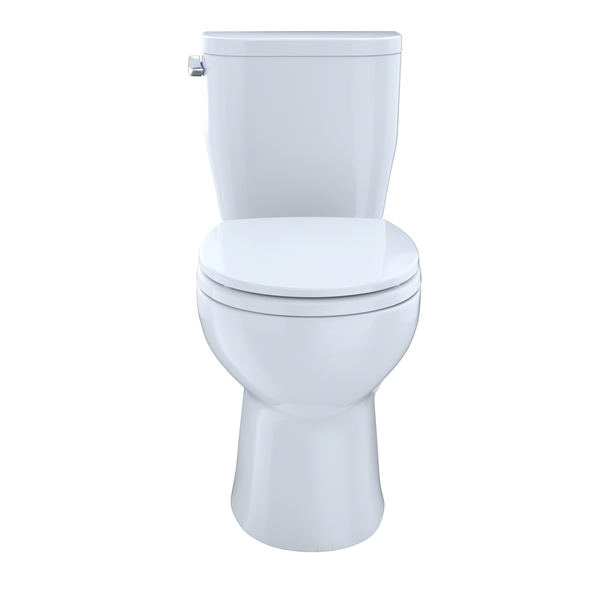 TOTO CST243EF#01 Entrada Two-Piece Round 1.28 Gpf Universal Height Toilet - Cotton White