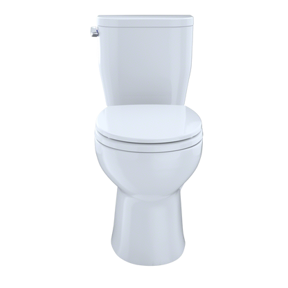 TOTO CST243EF#12 Entrada Two-Piece Round 1.28 Gpf Universal Height Toilet - Sedona Beige