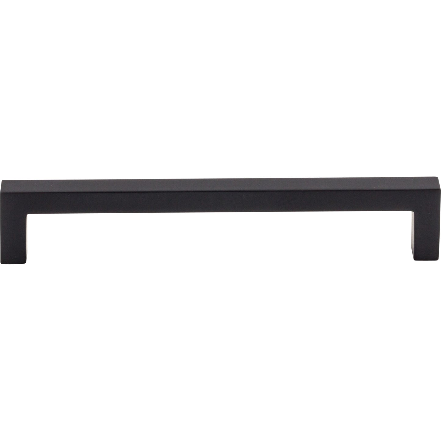 TOP KNOBS M1156 Square Bar 6 5/16" Center to Center Bar Pull - Flat Black