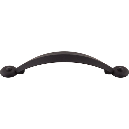 TOP KNOBS M1678 Angle 3 3/4" Center to Center Bar Pull - Flat Black