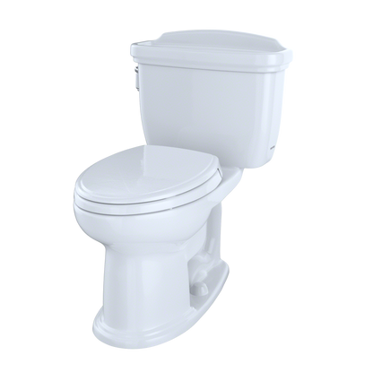 TOTO CST754EF#01 Eco Dartmouth Two-Piece Elongated 1.28 GPF Universal Height Toilet , Cotton White