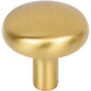 JEFFREY ALEXANDER 329BG Loxley 1-1/4" Diameter Mushroom Knob - Brushed Gold