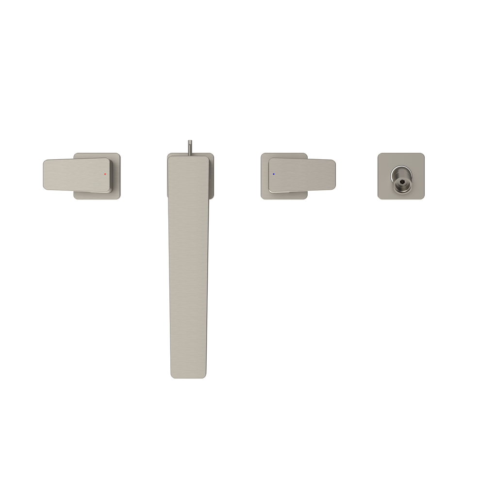 TOTO TBG07202U#BN Ge Two-Handle Deck-Mount Roman Tub Filler Trim With Handshower - Brushed Nickel