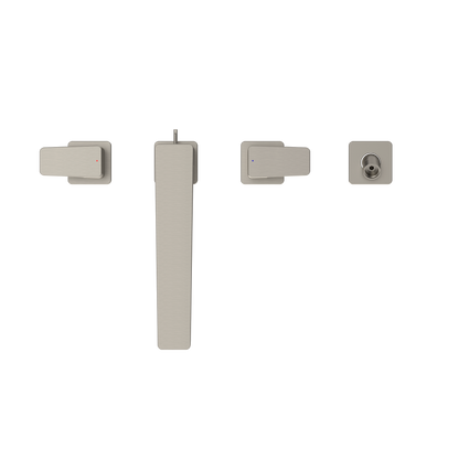 TOTO TBG07202U#BN Ge Two-Handle Deck-Mount Roman Tub Filler Trim With Handshower - Brushed Nickel