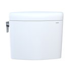TOTO ST436EMNA#01 Aquia Iv Cube Dual Flush 1.28 And 0.9 Gpf Toilet Tank Only With Washlet+ Auto Flush Compatibility - Cotton White