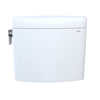 TOTO ST436EMNA#01 Aquia Iv Cube Dual Flush 1.28 And 0.9 Gpf Toilet Tank Only With Washlet+ Auto Flush Compatibility - Cotton White