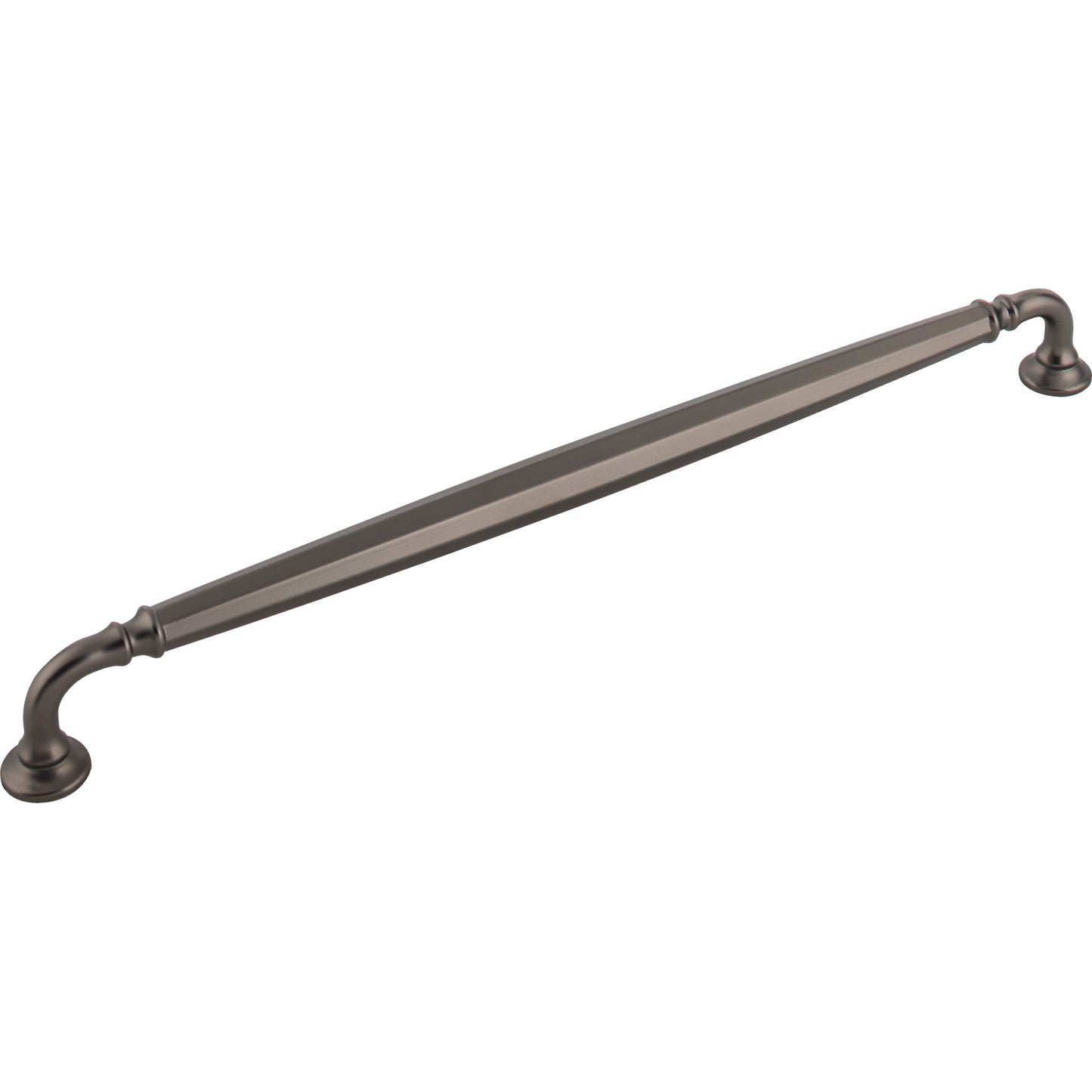 TOP KNOBS TK1056AG Barrow 12" Center to Center Bar Pull - Ash Gray