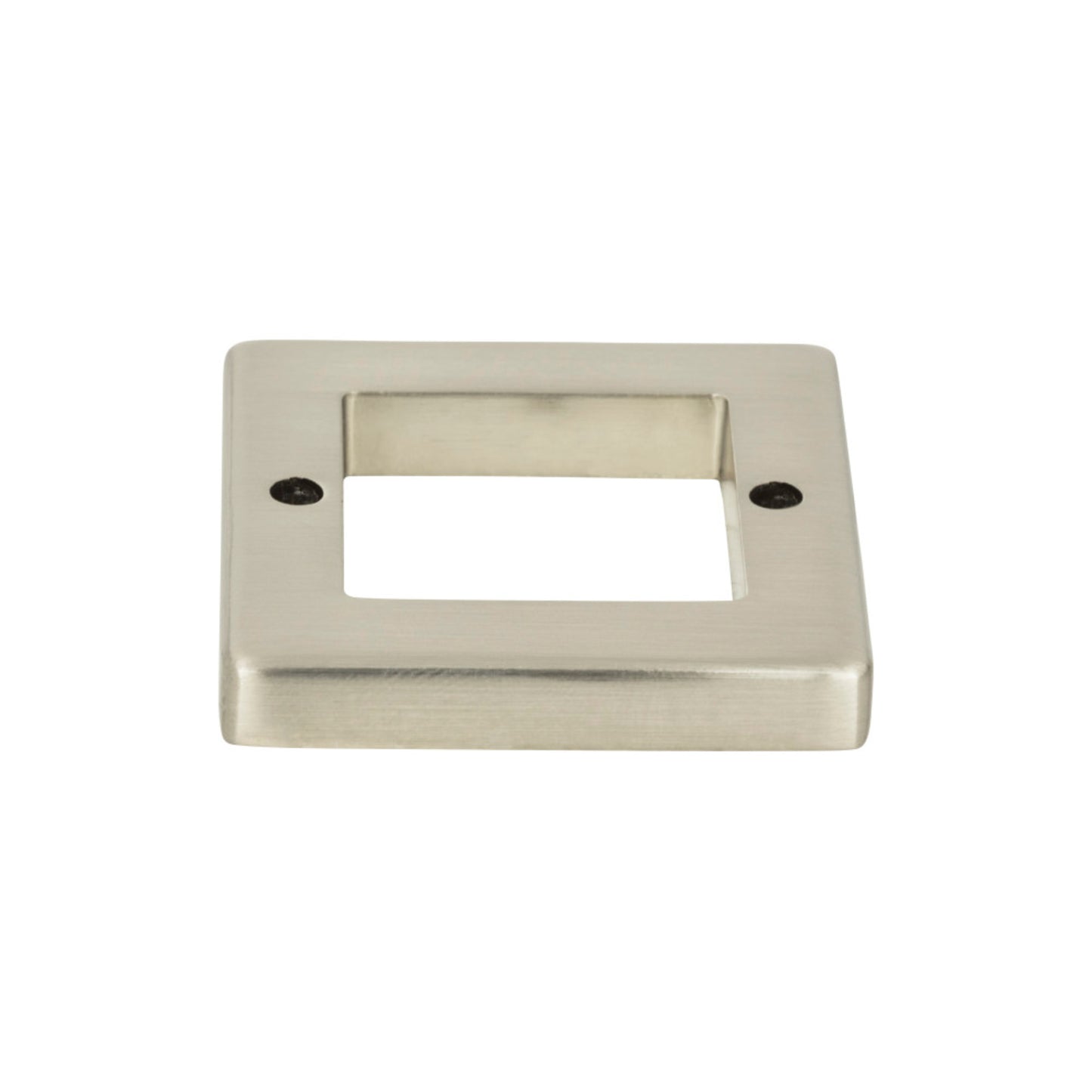 ATLAS 392-BN Tableau Square Pull Backplate , Brushed Nickel