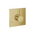 HANSGROHE 04880250 Ecostat Diverter Trim Square Trio/Quattro - Brushed Gold Optic