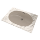 TOTO LT546G#03 Oval 19-11/16" x 13-3/4" Undermount Bathroom Sink with CEFIONTECT , Bone