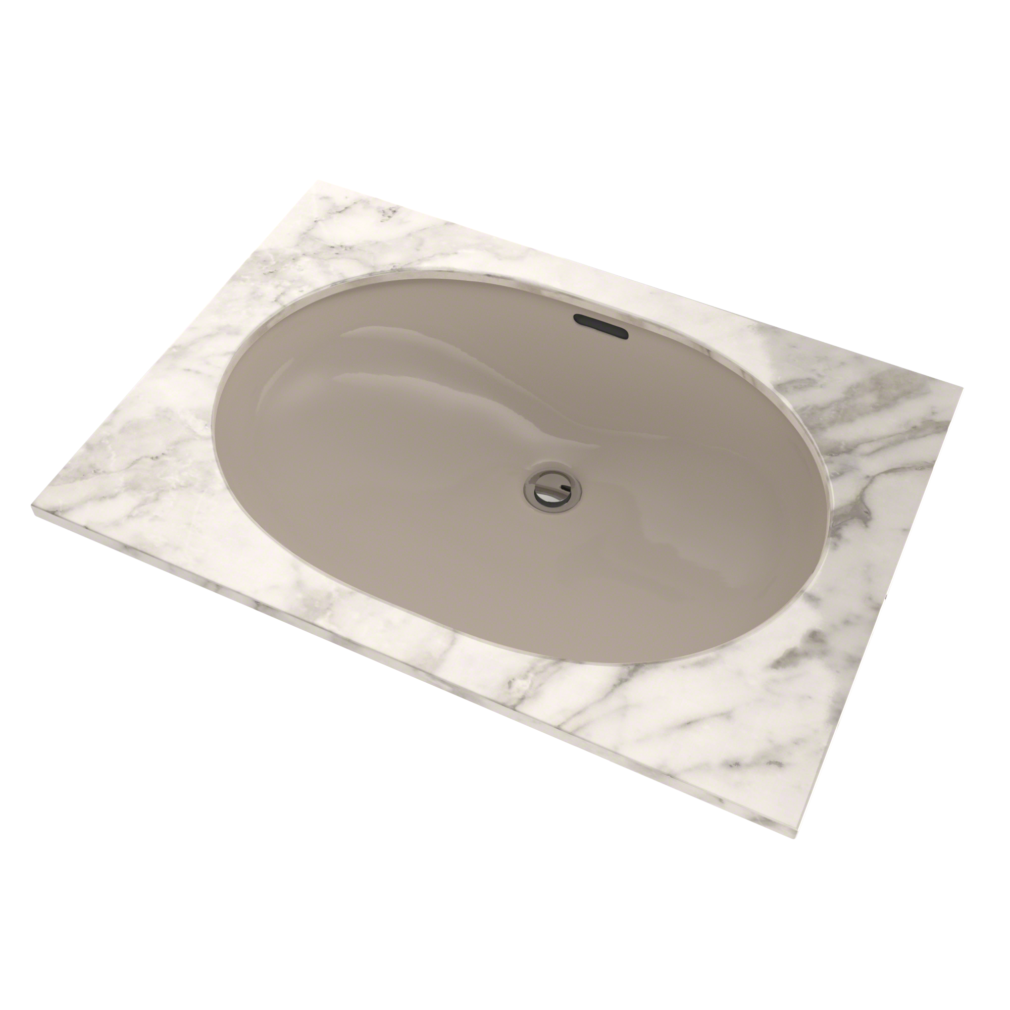 TOTO LT546G#03 Oval 19-11/16" X 13-3/4" Undermount Bathroom Sink With Cefiontect - Bone