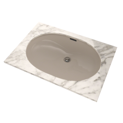 TOTO LT546G#03 Oval 19-11/16" X 13-3/4" Undermount Bathroom Sink With Cefiontect - Bone