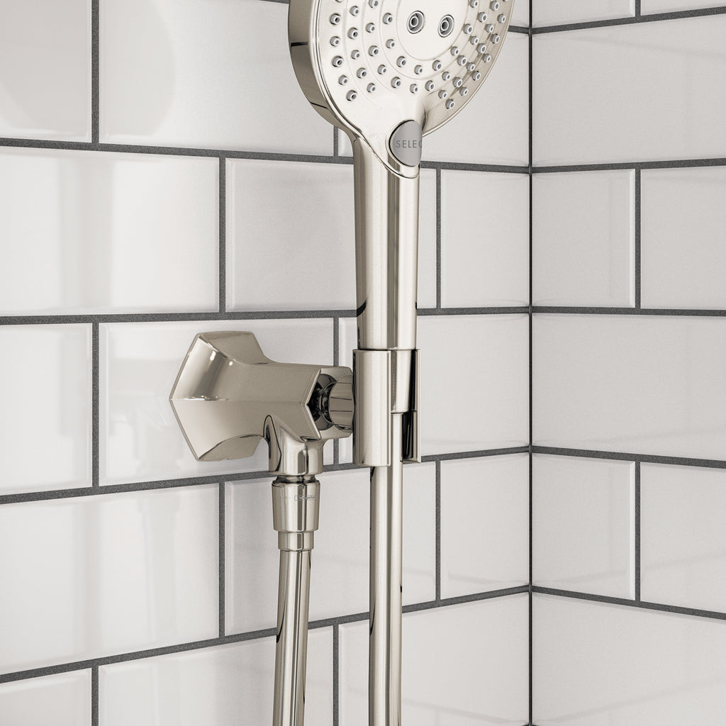 HANSGROHE 04831830 Locarno Handshower Holder with Outlet - Polished Nickel
