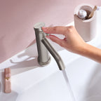 HANSGROHE 73302821 Tecturis S Single-Hole Faucet 80 with Pop-Up Drain, 1.2 GPM - Brushed Nickel