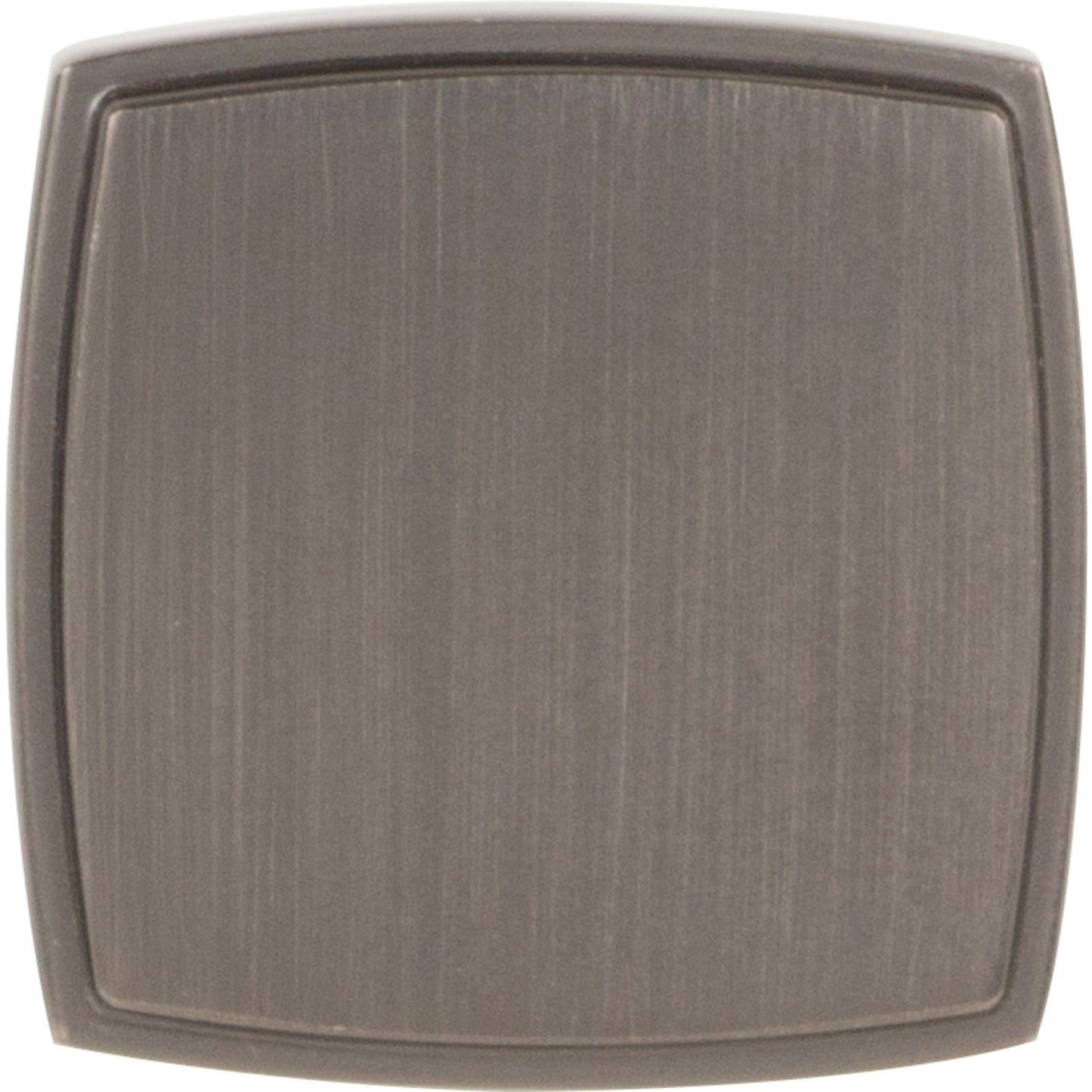 JEFFREY ALEXANDER 141BNBDL Renzo 1-1/4" Diameter Square Knob - Brushed Pewter