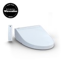 TOTO SW3084#01 Washlet C5 Electronic Bidet Toilet Seat With Premist And Ewater+ Wand Cleaning - Cotton White