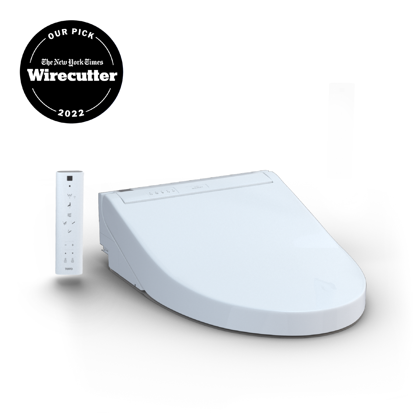 TOTO SW3084#01 Washlet C5 Electronic Bidet Toilet Seat With Premist And Ewater+ Wand Cleaning - Cotton White