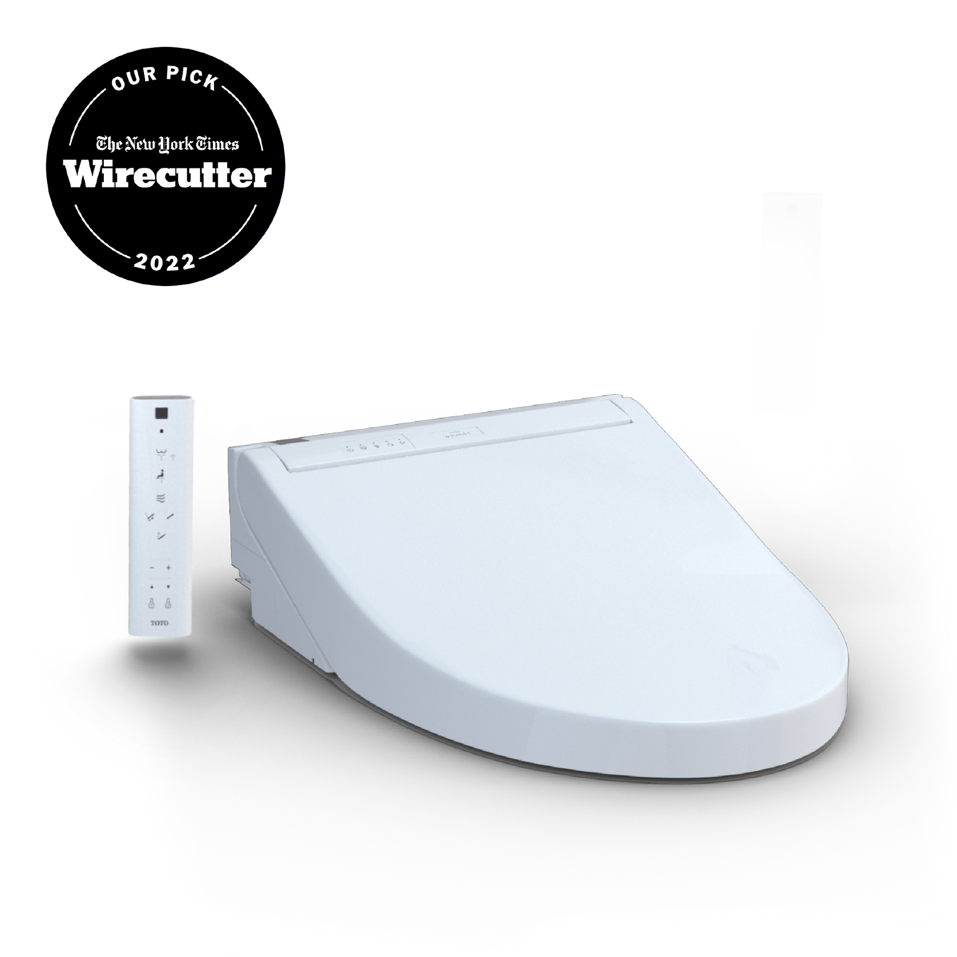 TOTO SW3084#01 Washlet C5 Electronic Bidet Toilet Seat With Premist And Ewater+ Wand Cleaning - Cotton White