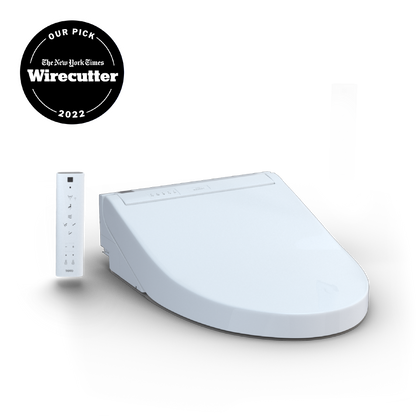 TOTO SW3084#01 Washlet C5 Electronic Bidet Toilet Seat With Premist And Ewater+ Wand Cleaning - Cotton White