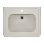 TOTO LPT530N#12 Promenade 27-1/2" X 22-1/4" Rectangular Pedestal Bathroom Sink For Single Hole Faucets - Sedona Beige