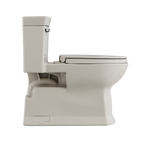 TOTO MS964124CEFG#12 Soiree One Piece Elongated 1.28 Gpf Universal Height Skirted Toilet With Cefiontect - Sedona Beige