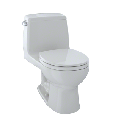 TOTO MS853113E#11 Eco Ultramax One-Piece Round Bowl 1.28 Gpf Toilet - Colonial White