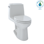 TOTO MS854114EL#11 Eco Ultramax One-Piece Elongated 1.28 Gpf Ada Compliant Toilet - Colonial White