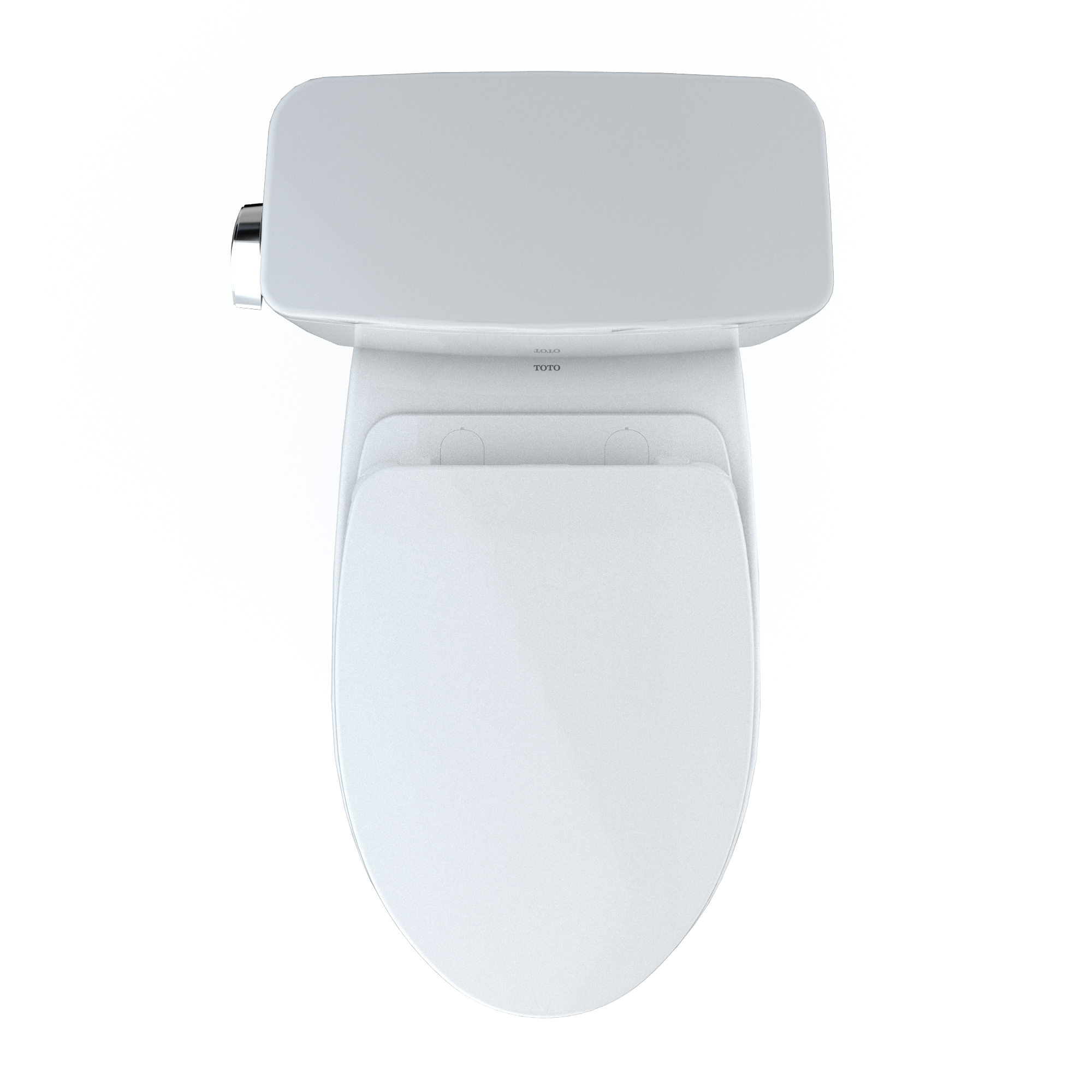 TOTO MS776124CSG#01 Drake Two-Piece Elongated 1.6 Gpf Tornado Flush Toilet With Cefiontect And Softclose Seat - Cotton White