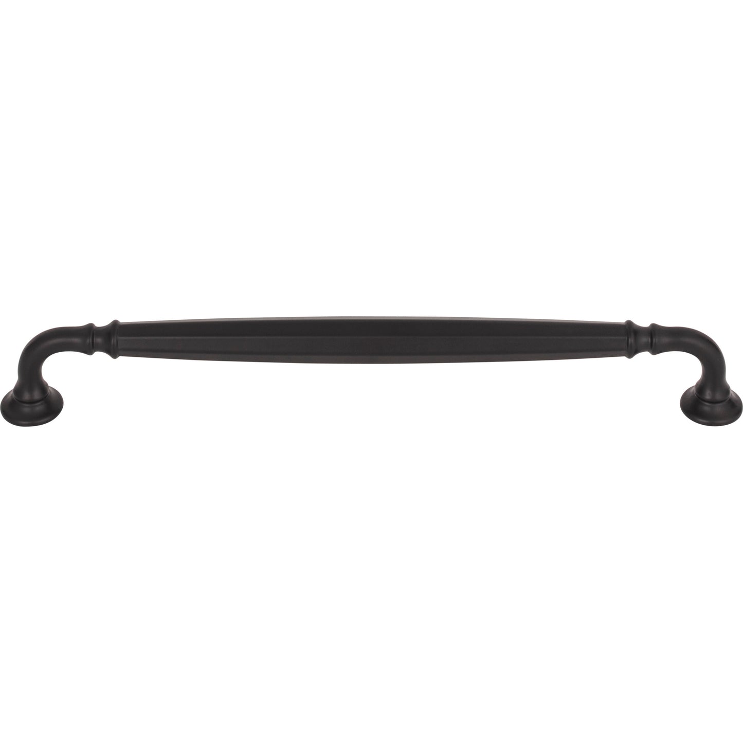 TOP KNOBS TK1055BLK Barrow 8 13/16" Center to Center Bar Pull - Flat Black