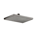 AXOR 35370331 ShowerSolutions Showerhead Square 245/185 1-Jet, 2.5 GPM - Polished Black Chrome