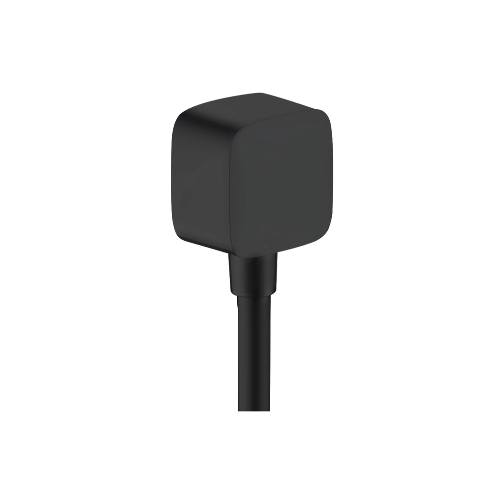 AXOR 36731671 ShowerSolutions Wall Outlet SoftCube with Check Valves - Matte Black