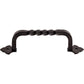 TOP KNOBS M695 Fixed Norman Crest 4 3/4" Center to Center Bar Pull - Patina Black