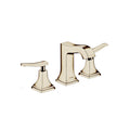 HANSGROHE 31330831 Metropol Classic Widespread Faucet 110 with Lever Handles and Pop-Up Drain, 1.2 GPM - Polished Nickel