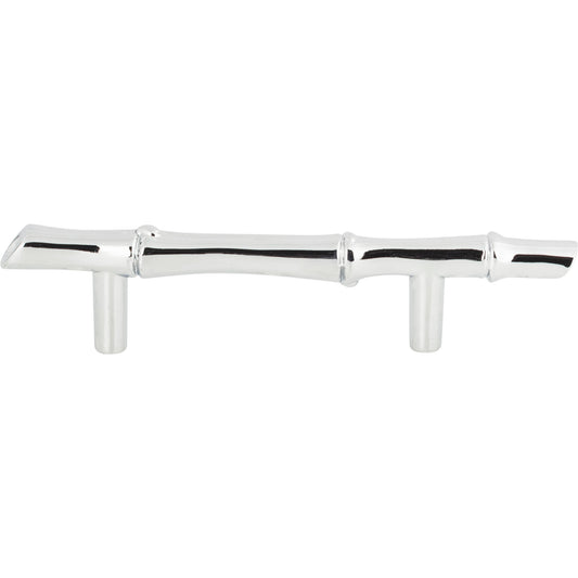 ATLAS 2231-CH Bamboo 3" Center to Center Bar Pull - Polished Chrome