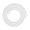 AXOR 28290700 ShowerSolutions Textile Hose with Cylindrical and Conical Nut, 79" - Matte White