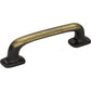 ATLAS 333-ABZ Distressed 3" Center to Center Bar Pull - Antique Bronze