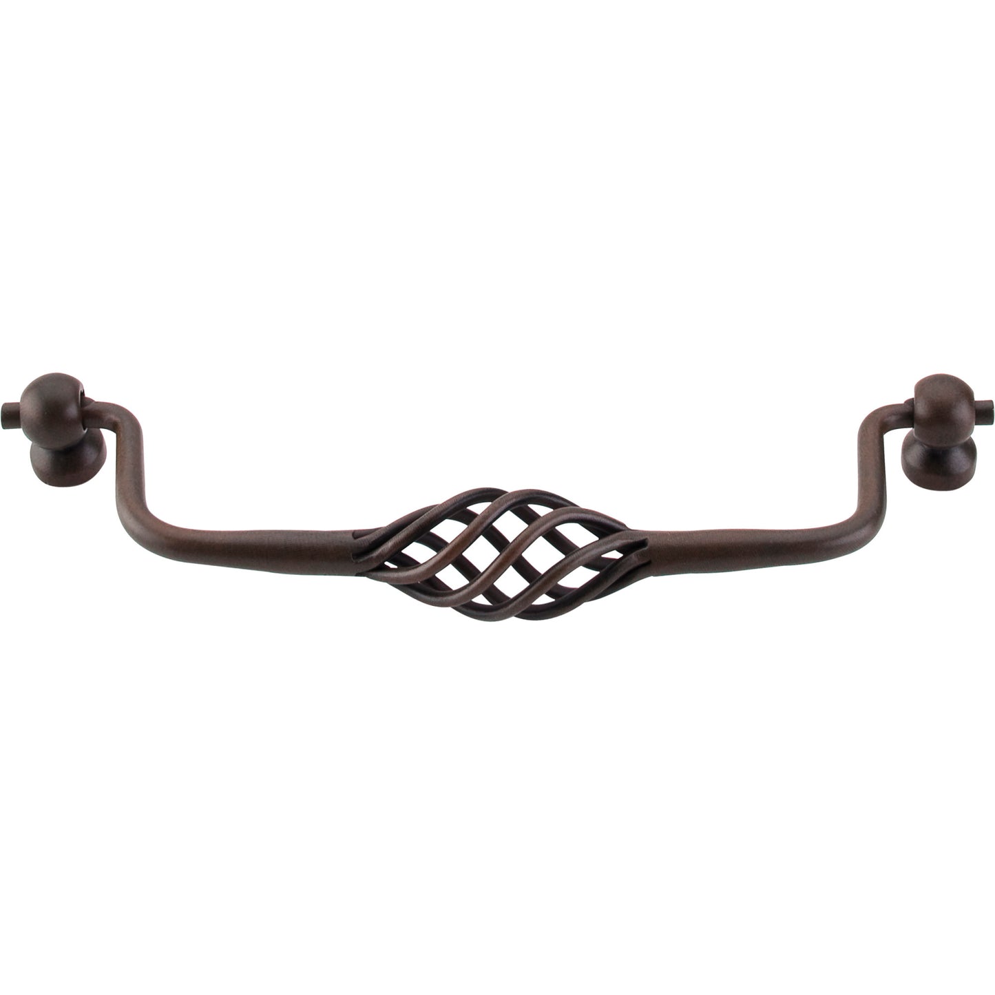 TOP KNOBS M660 Twisted Wire 6 5/16" Center to Center Drop Handle , Patina Rouge