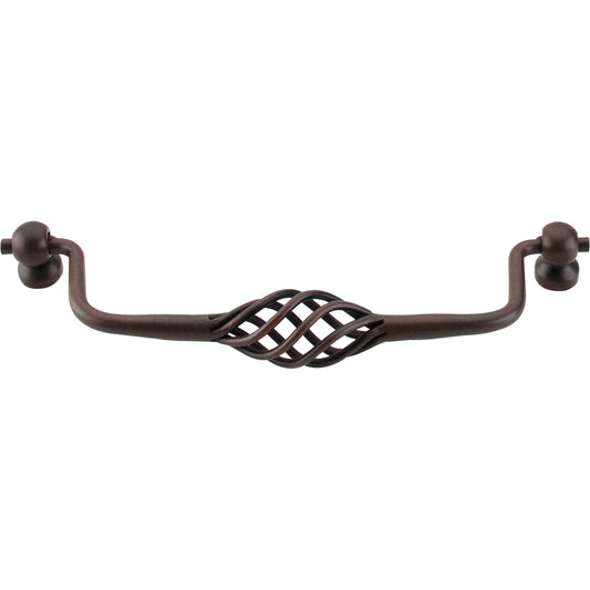 TOP KNOBS M660 Twisted Wire 6 5/16" Center to Center Drop Handle , Patina Rouge