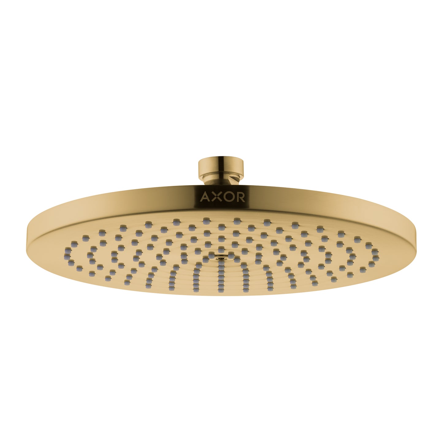 AXOR Starck Showerhead 240 1-Jet, 1.75 GPM in Polished Gold Optic