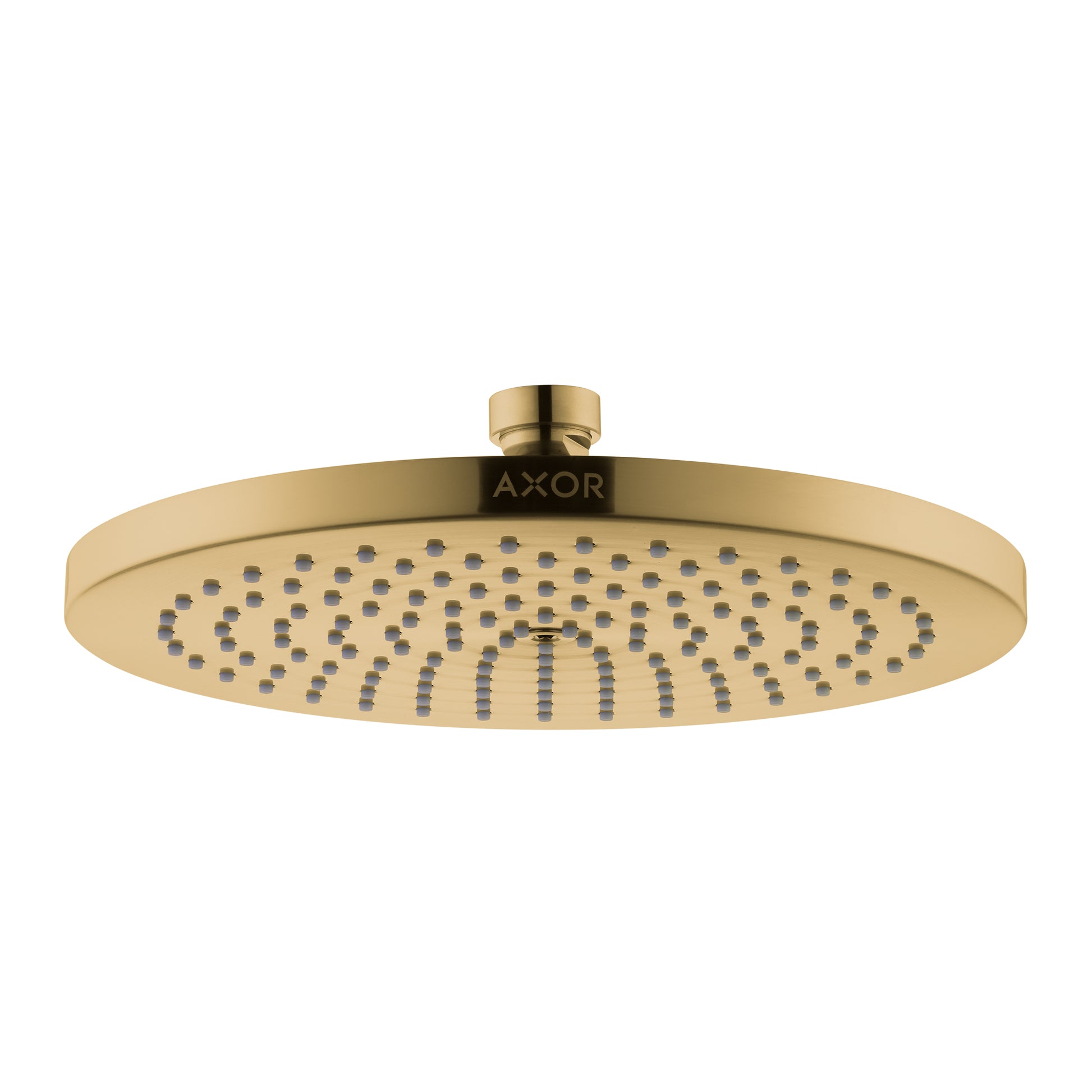AXOR Starck Showerhead 240 1-Jet, 1.75 GPM in Polished Gold Optic